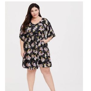 EUC Torrid Disney Bambi dress strapy dress sz 1